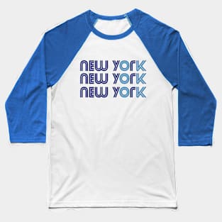 new york city lettering Baseball T-Shirt